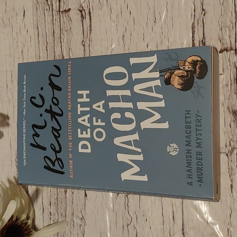 Death of a Macho Man by M.C. Beaton adult fiction novel book